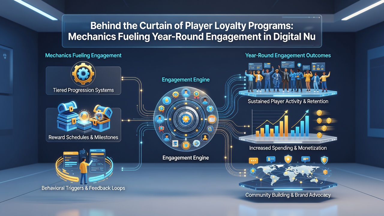 Analytics dashboard illustrating player segmentation and personalized loyalty offers in digital number games