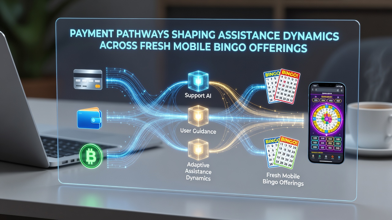 Mobile bingo payment interfaces showing various transaction options on smartphone screens