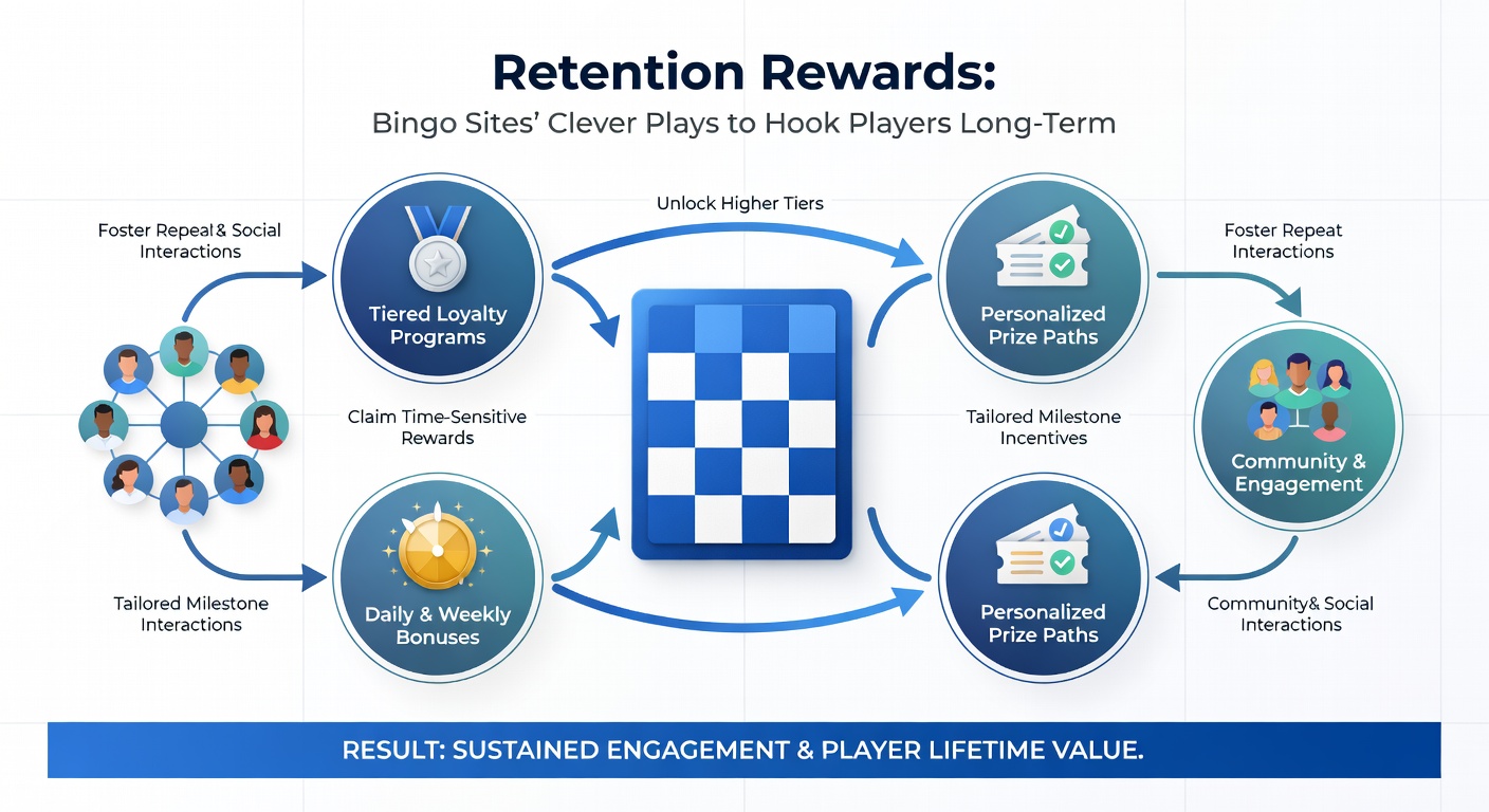 Digital dashboard showing bingo loyalty points accumulation and VIP tier progression